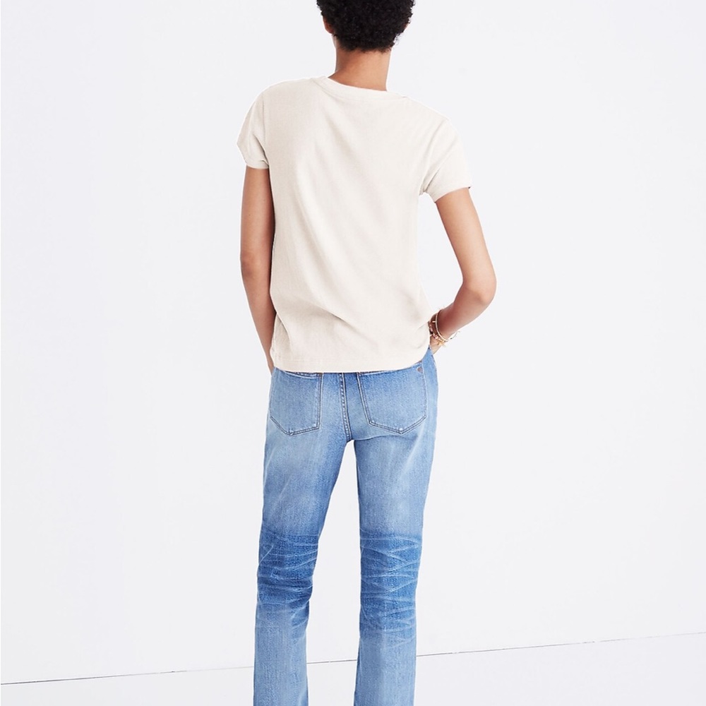 | madewell • rivet & thread vintage shrunken tee • size xsmall | - Picture 3 of 4
